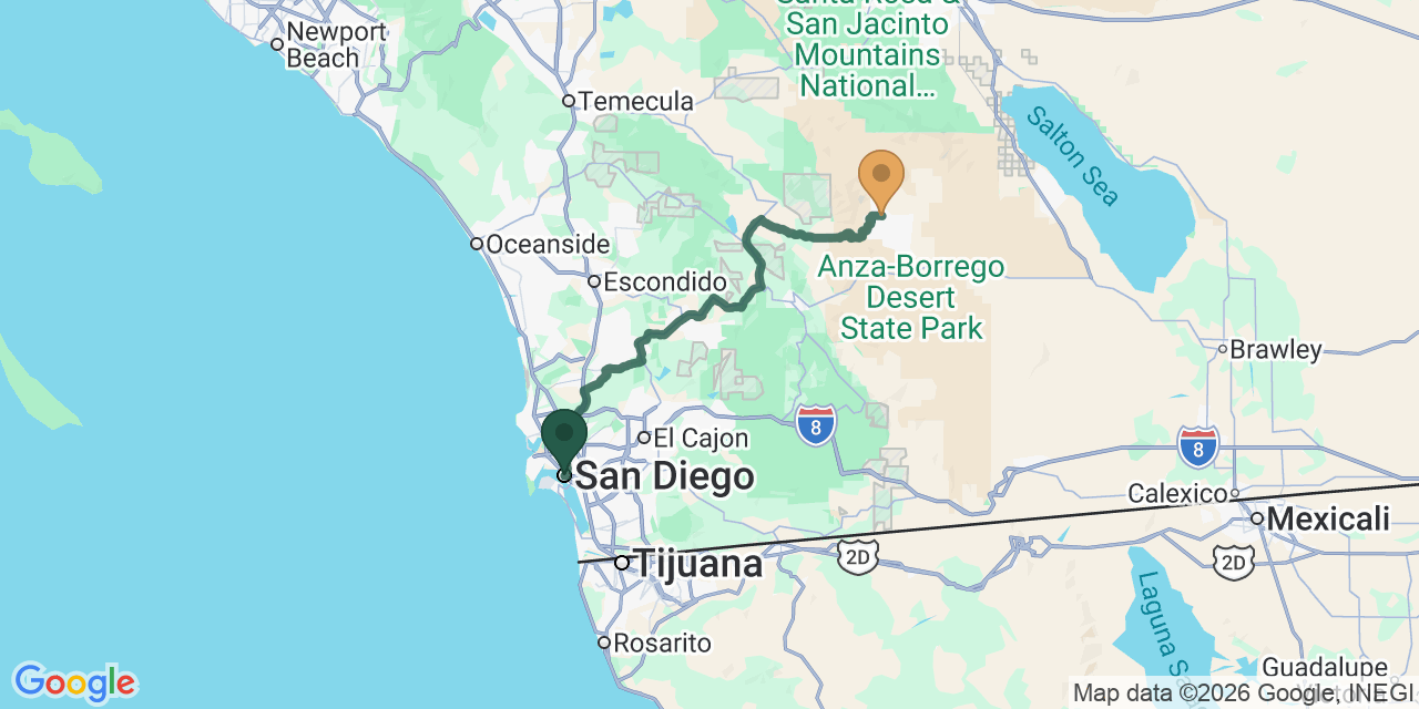 San Diego to Anza-Borrego Desert State Park: The Fall Desert Road Trip via CA-79 and S-22
