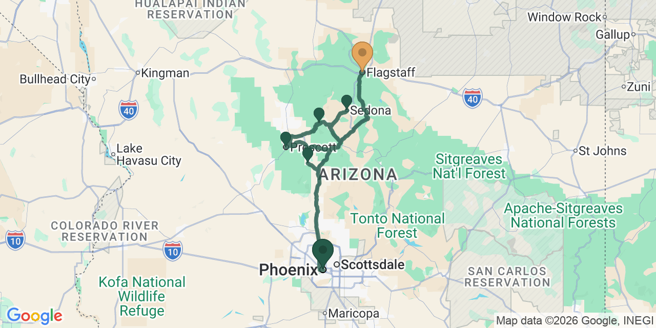 Phoenix to Sedona to Flagstaff: The Perfect Southwest Weekend Loop via AZ-89A