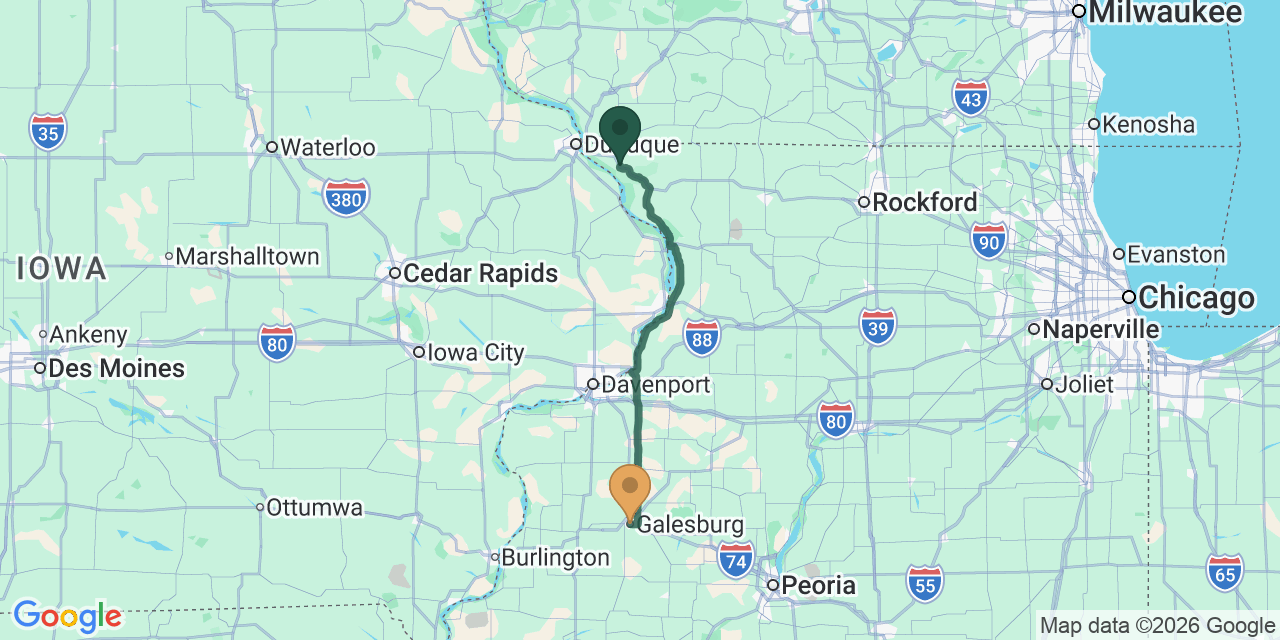 Midwest Small-Town Fall Road Trip: Galena to Galesburg via the Great River Road (IL-84, US-20, IL-2)