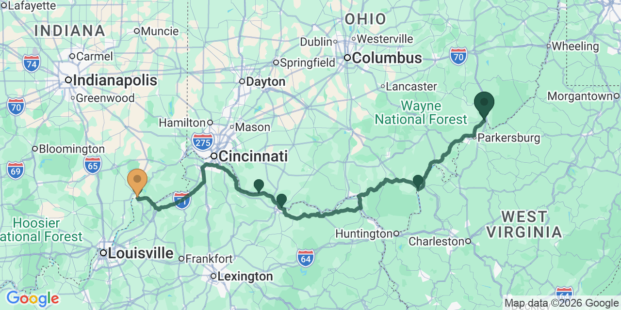 Ohio River Valley Small Towns Road Trip: Marietta to Madison on US-50 & KY-56