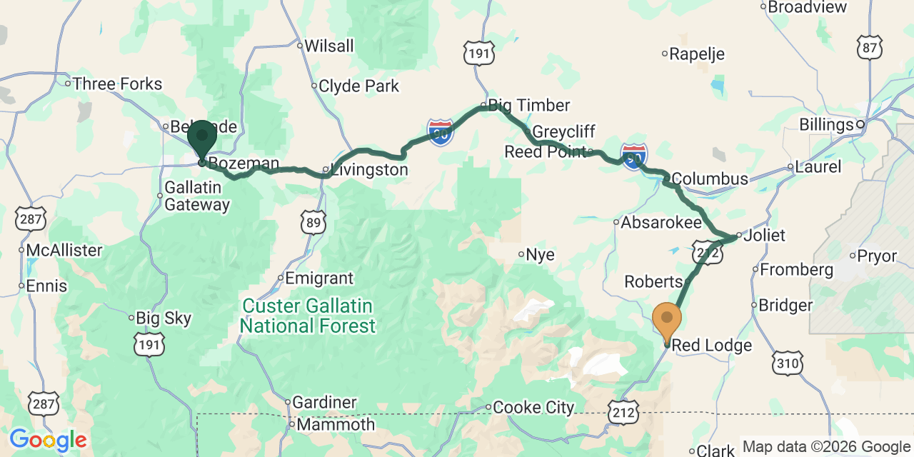 Bozeman to Red Lodge: Montana's Absaroka-Beartooth Fall Color Loop via US-89 and US-212