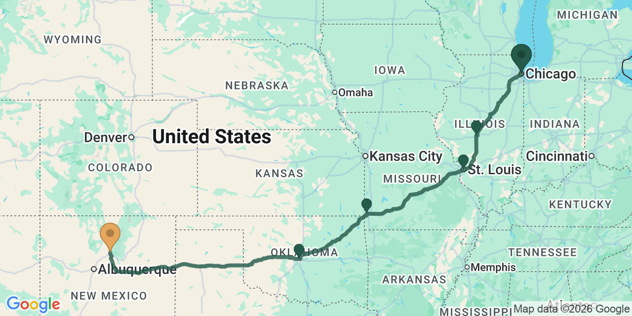 Route 66 Chicago to Santa Fe: The Classic Fall Road Trip on US-66 / I-40