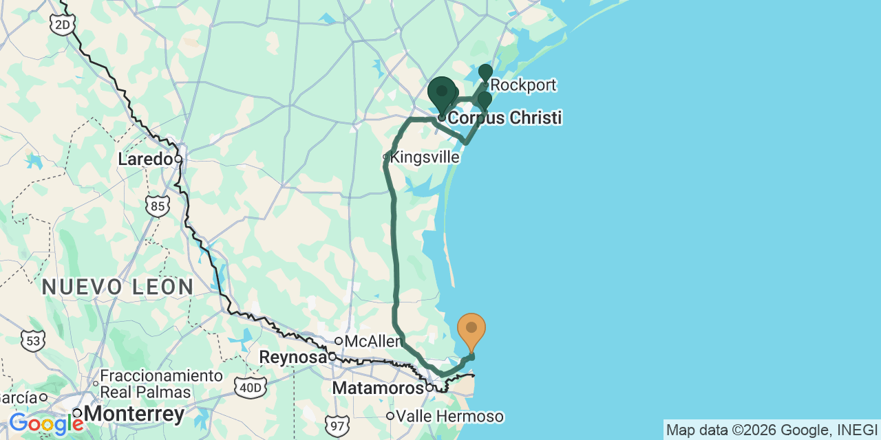 Texas Gulf Coast Road Trip: Corpus Christi to South Padre Island via US-181 and TX-361