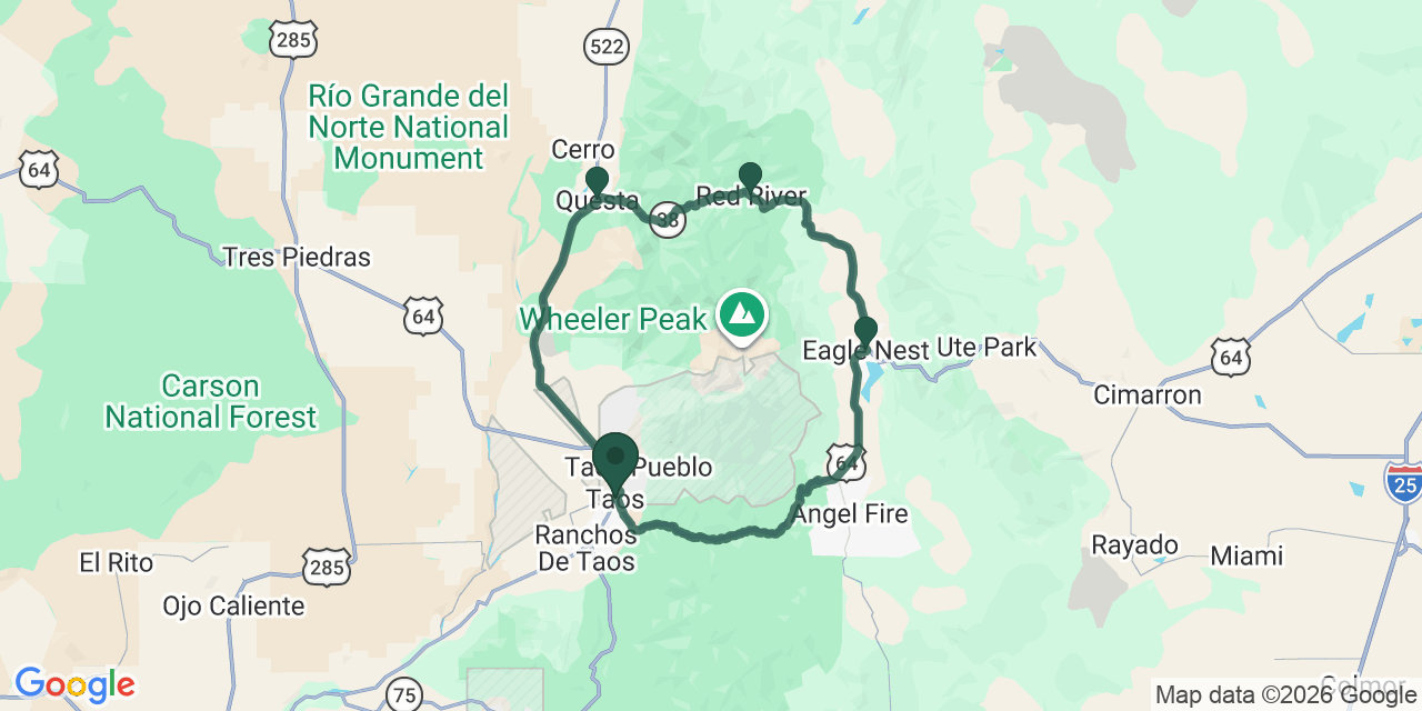Enchanted Circle Scenic Byway: Taos to Red River to Eagle Nest — New Mexico's Most Underrated Summer Loop